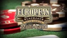 European BlackJack Multi-Hand Gold